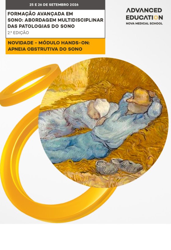 Formação Avançada em Sono: abordagem multidisciplinar das patologias do sono, 2ª ed