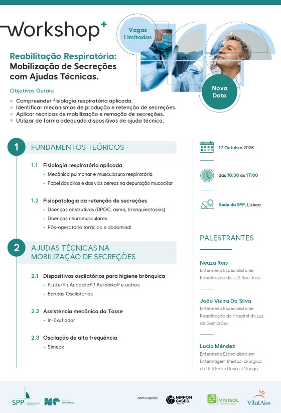 Workshop de Reabilitação Respiratória: Mobilização de Secreções com Ajudas Técnicas
